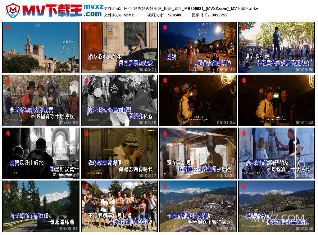 阿牛-好酒好肉好朋友_国语_流行_MB305931